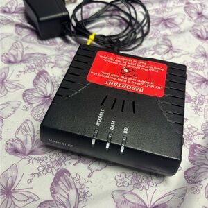 Black DSL Modem